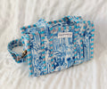 Blue Palm Mini Bag