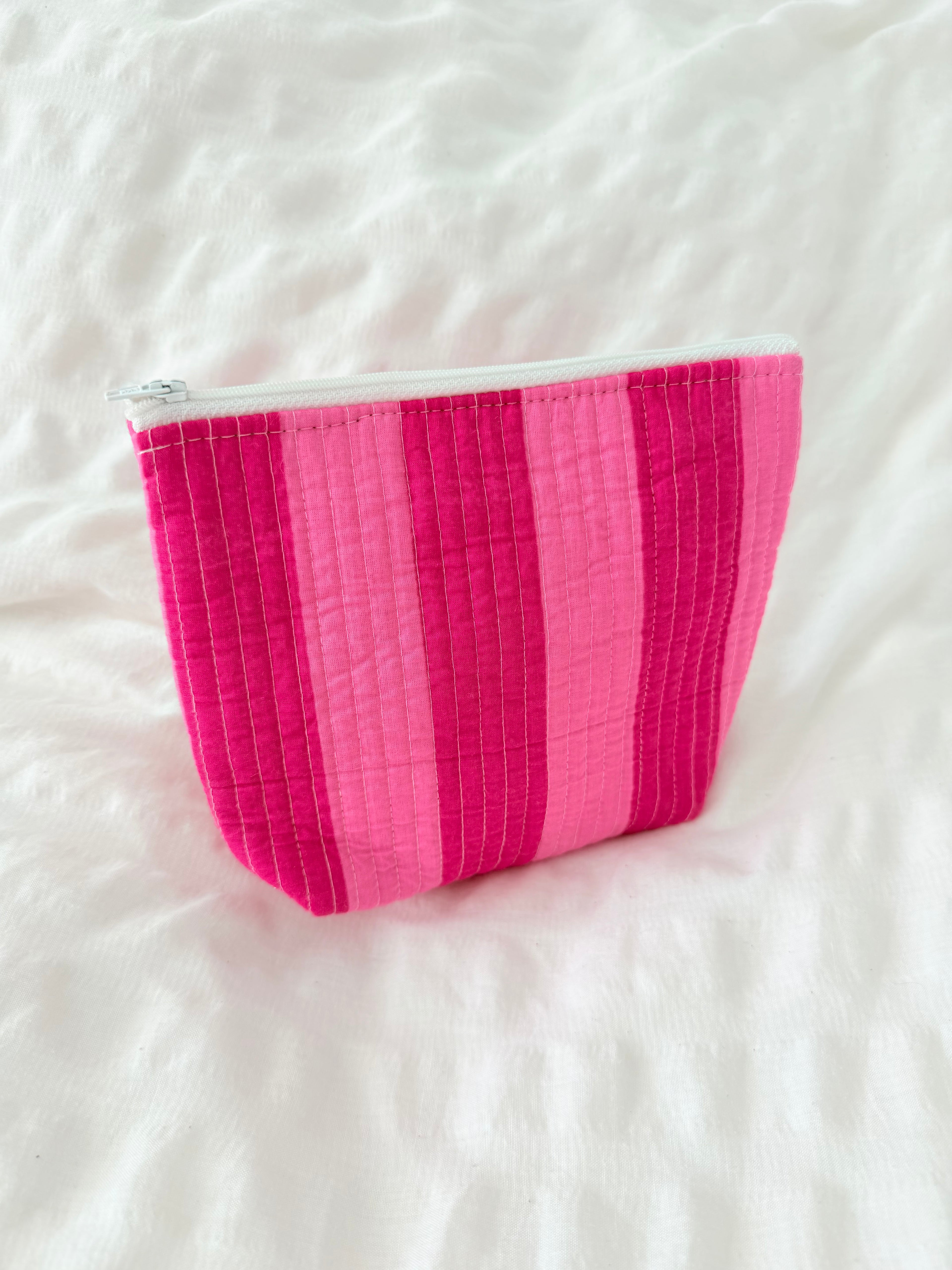 Striped Pink x Leopard Pouch