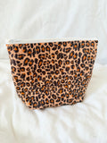 Leopard x Pink Stripes Pouch